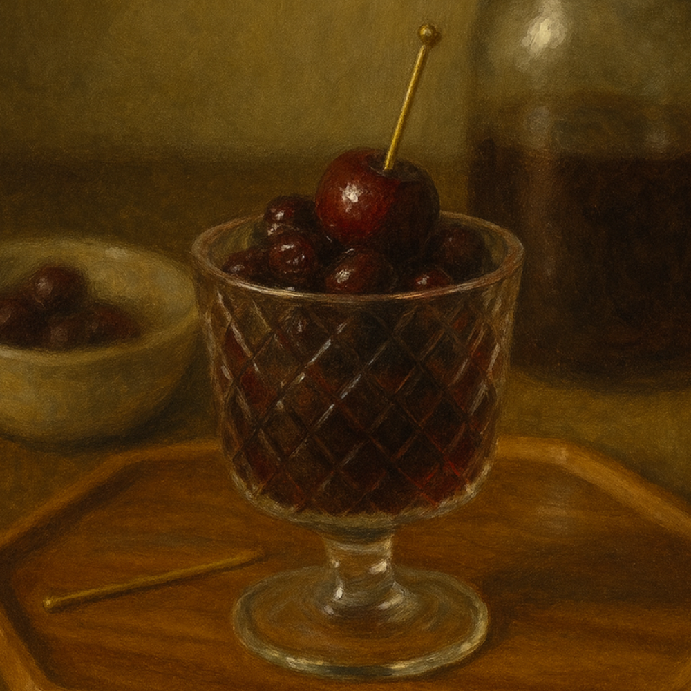 Drunk Cherries Recipe - “For cocktails, desserts, and questionable decisions