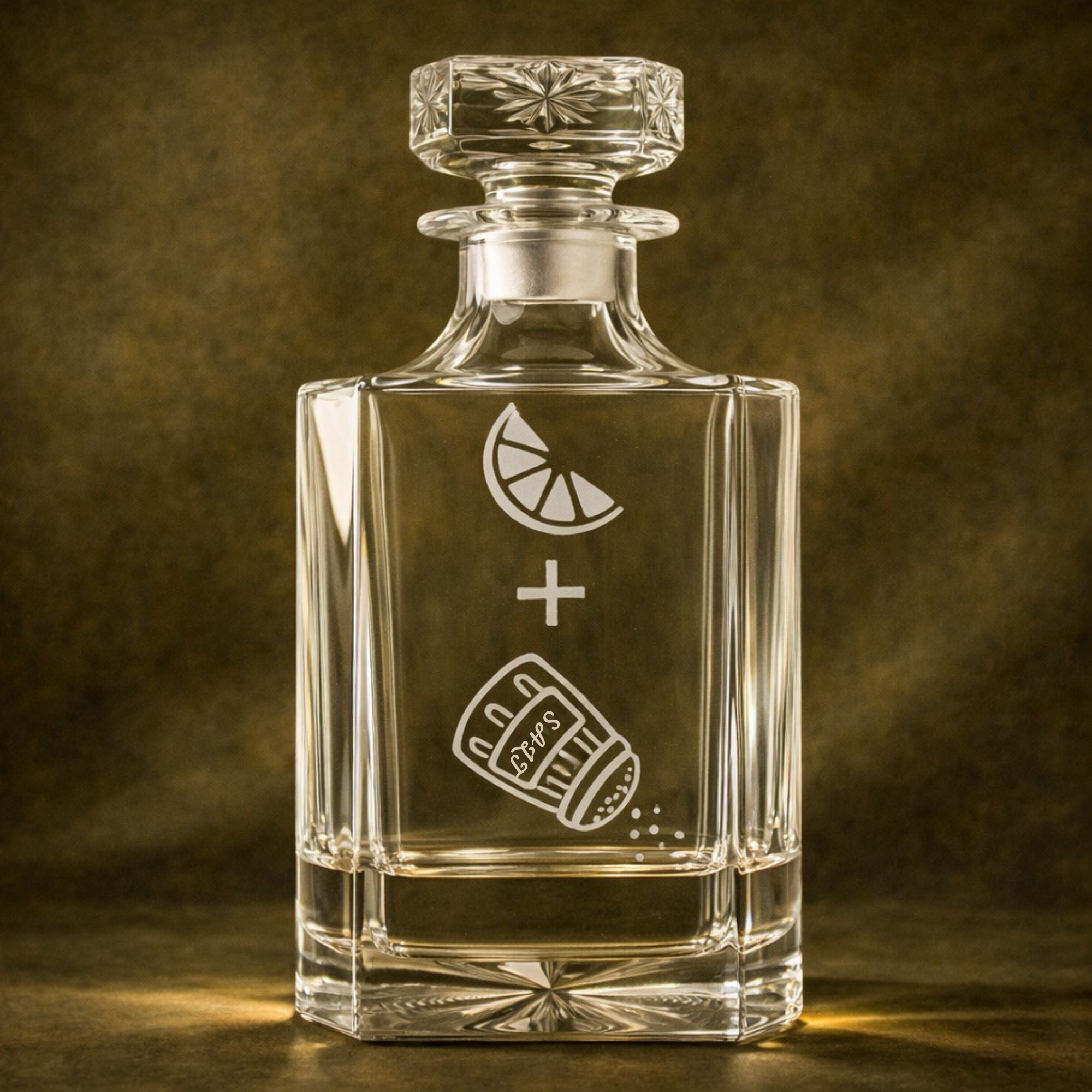 Social Etchtiquette — Tequila Decanter