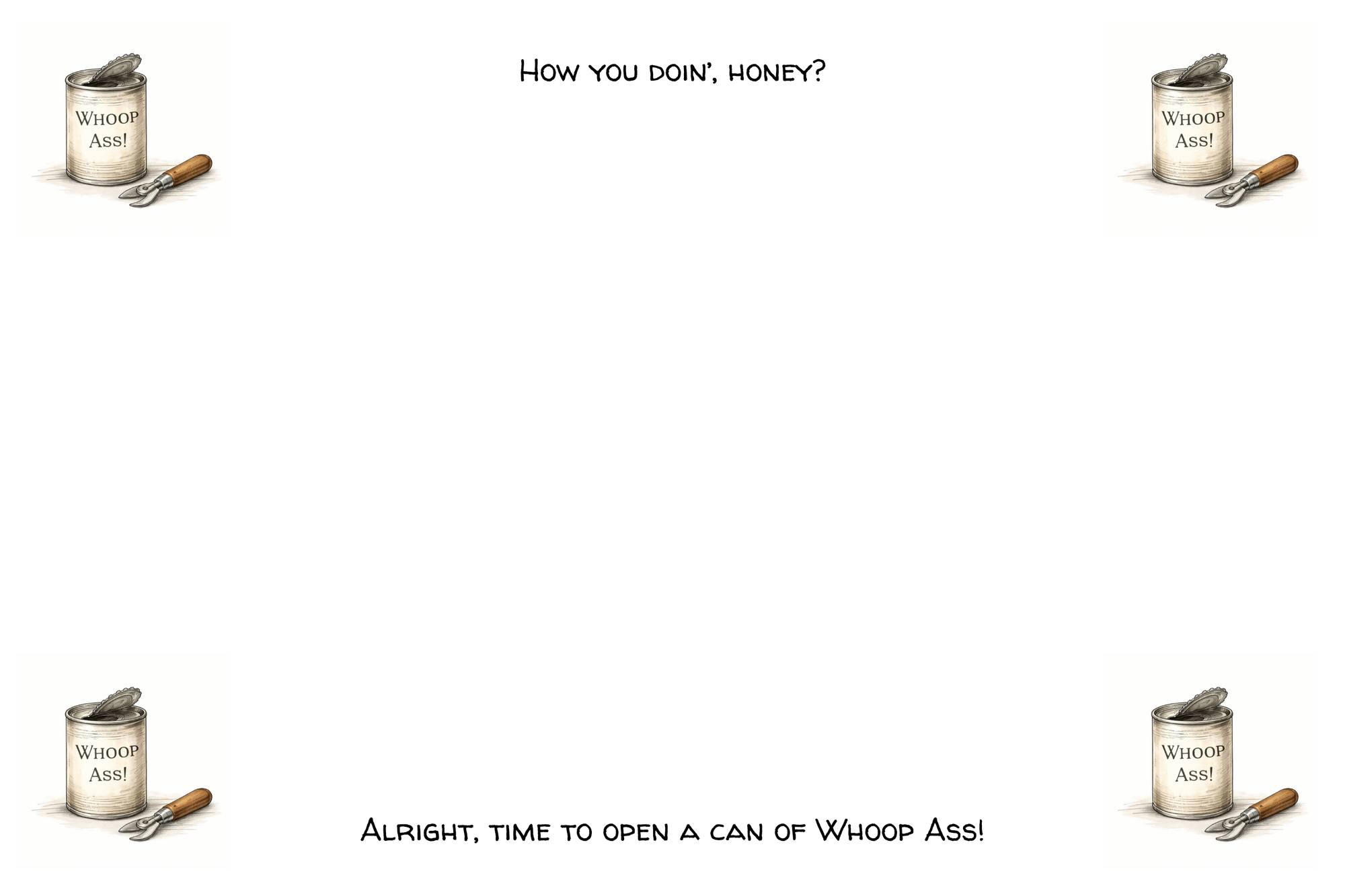 How You Doin Honey? Notecards