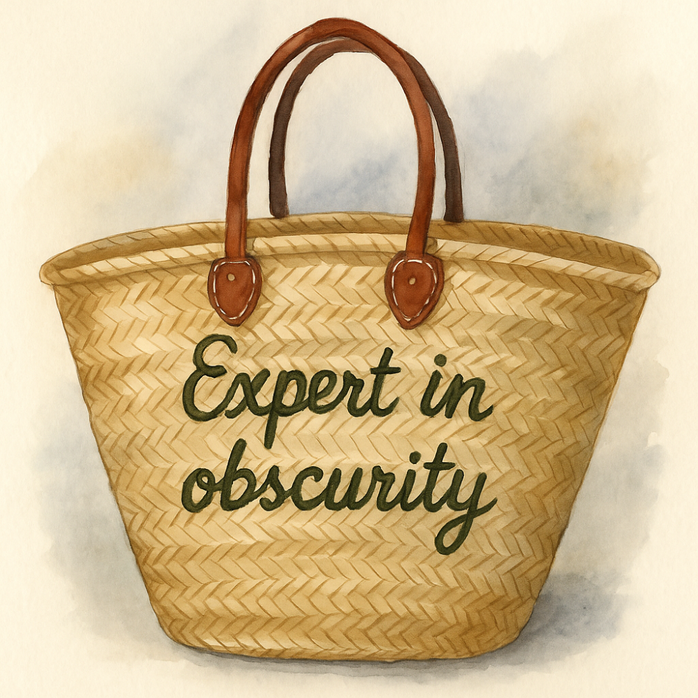 The Kitty Badminton Straw Bag - Pick your Quote