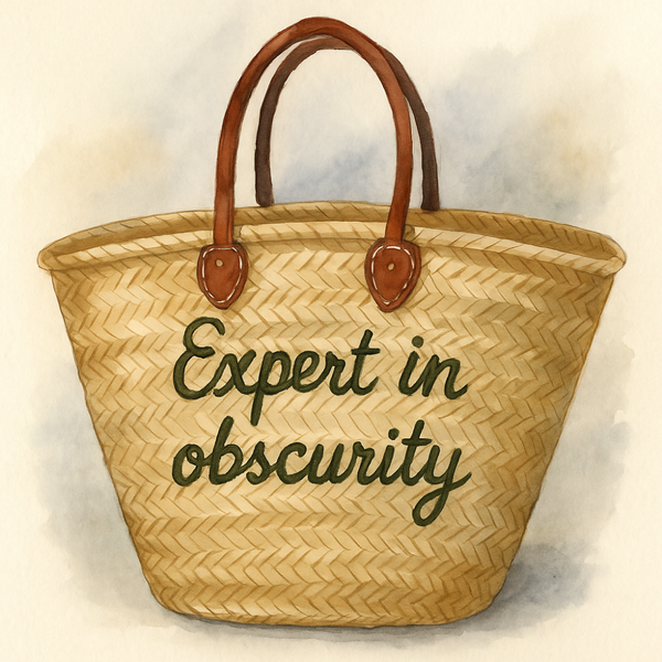 The Kitty Badminton Straw Bag - Pick your Quote