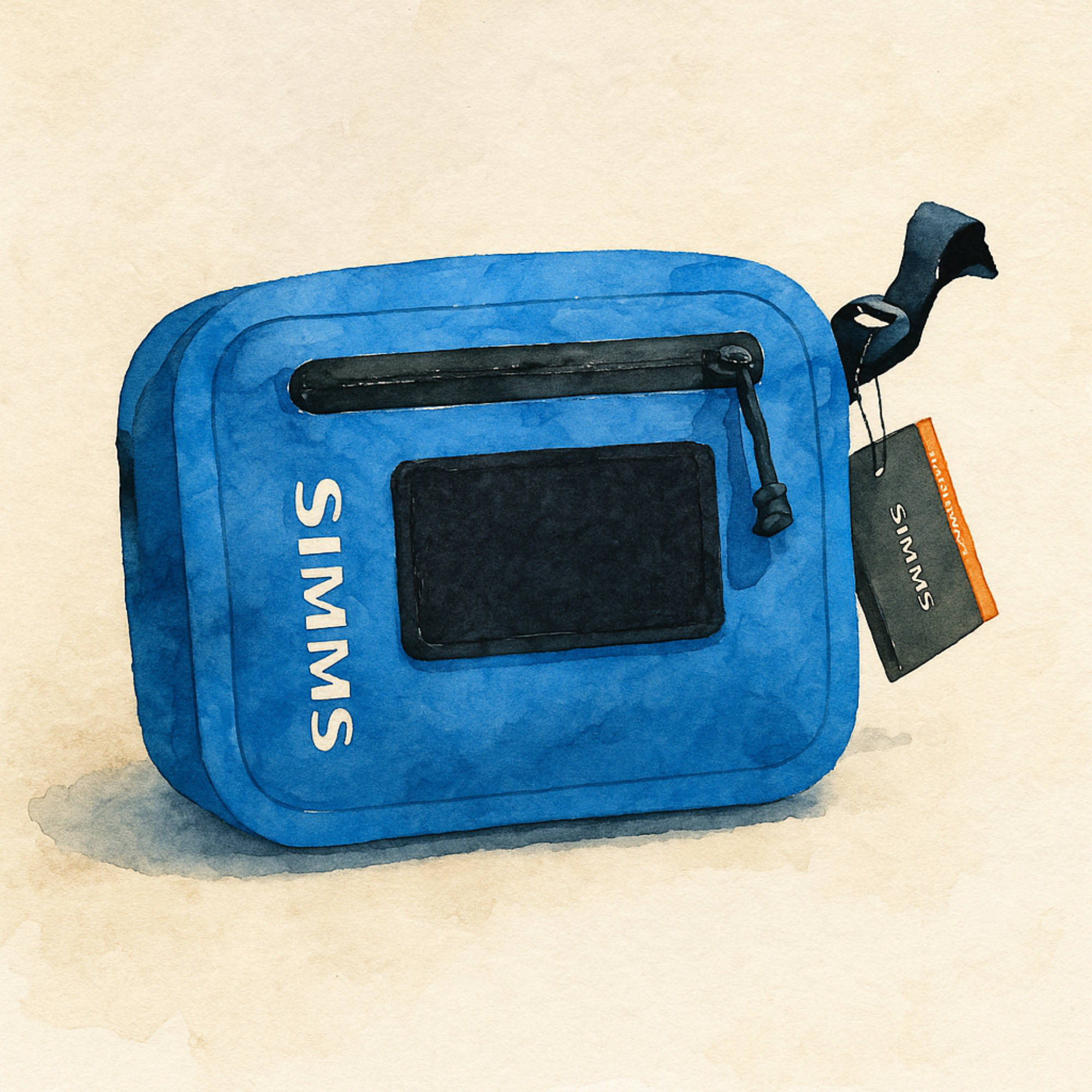 Simms Dry Creek Gear Pouch — Waterproof, Blue, New with Tags