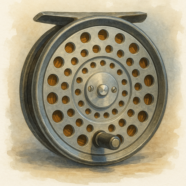 Hardy Bros. LRH Lightweight Silent Check Fly Reel - c. 1960's