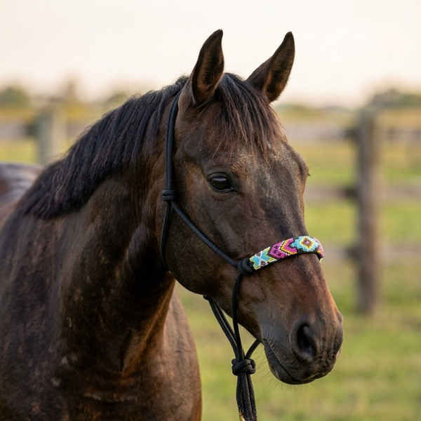 720 | Because Plain is Boring - Beaded Rope Halter