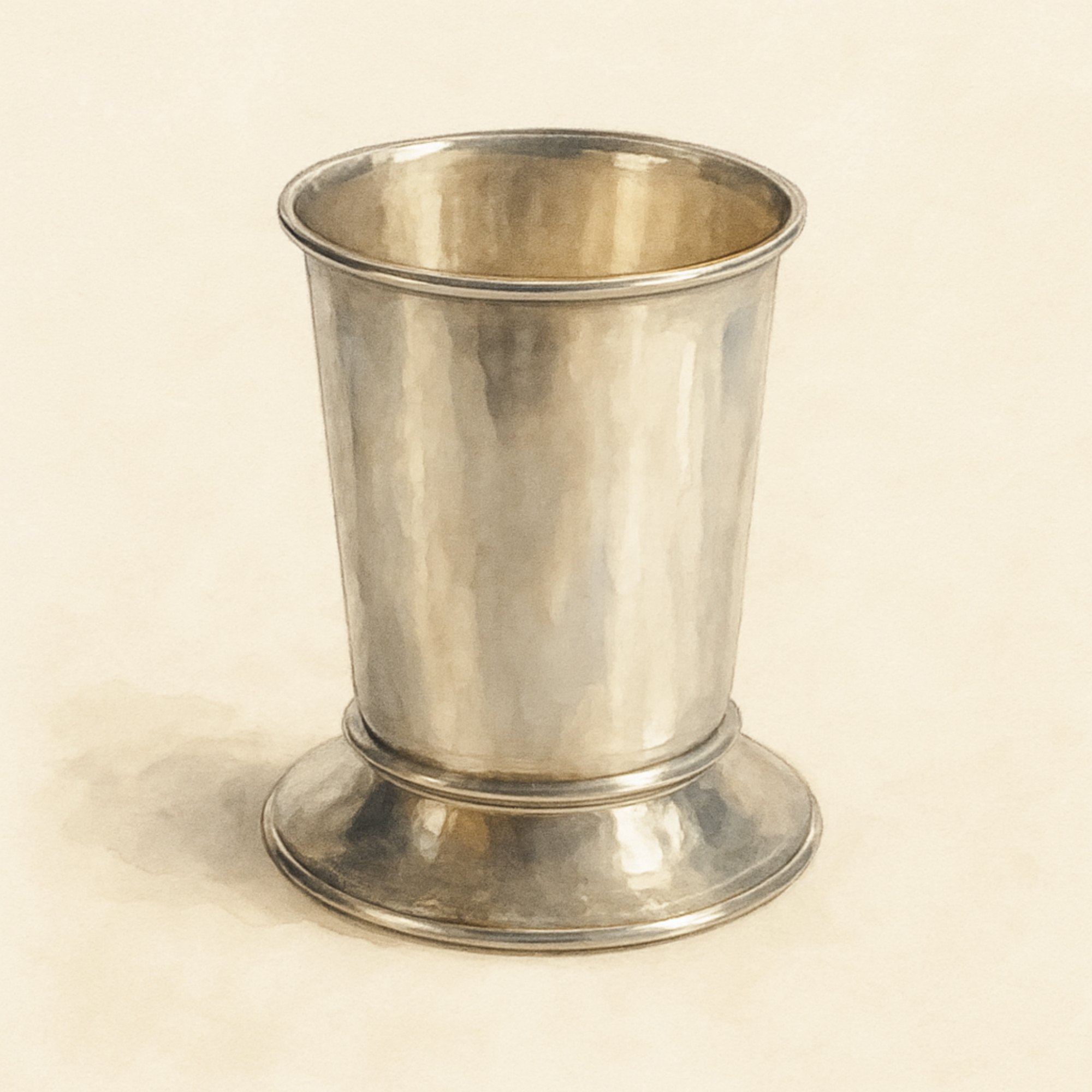 Europ-Felix French Silver-Plate Timbale