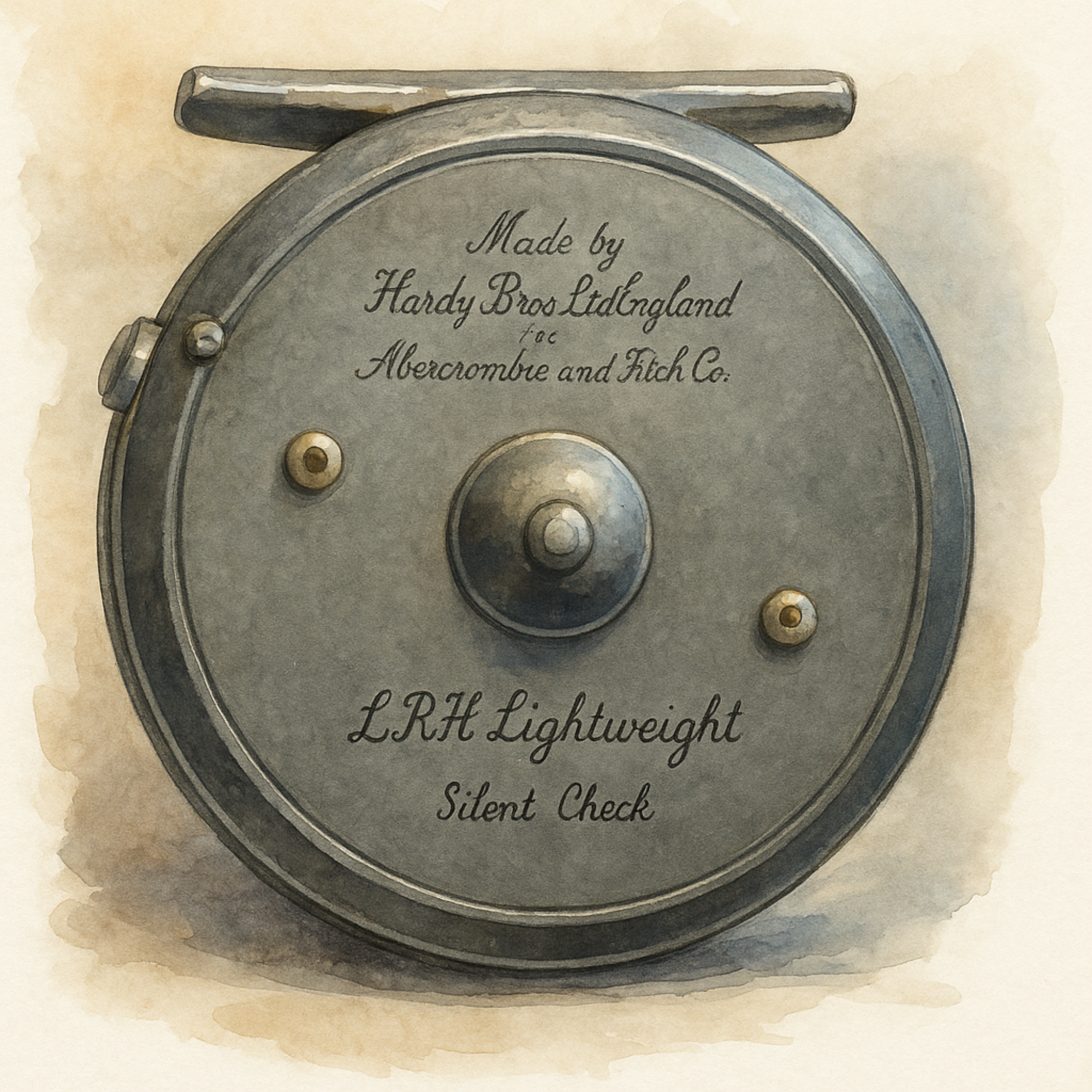 Hardy Bros. LRH Lightweight Silent Check Fly Reel - c. 1960's