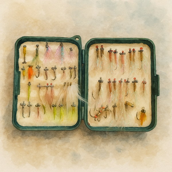 Box of Fly Fishing Flies (2 choices)