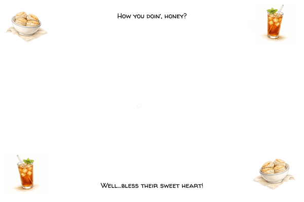 610 | How You Doin Honey? Notecards