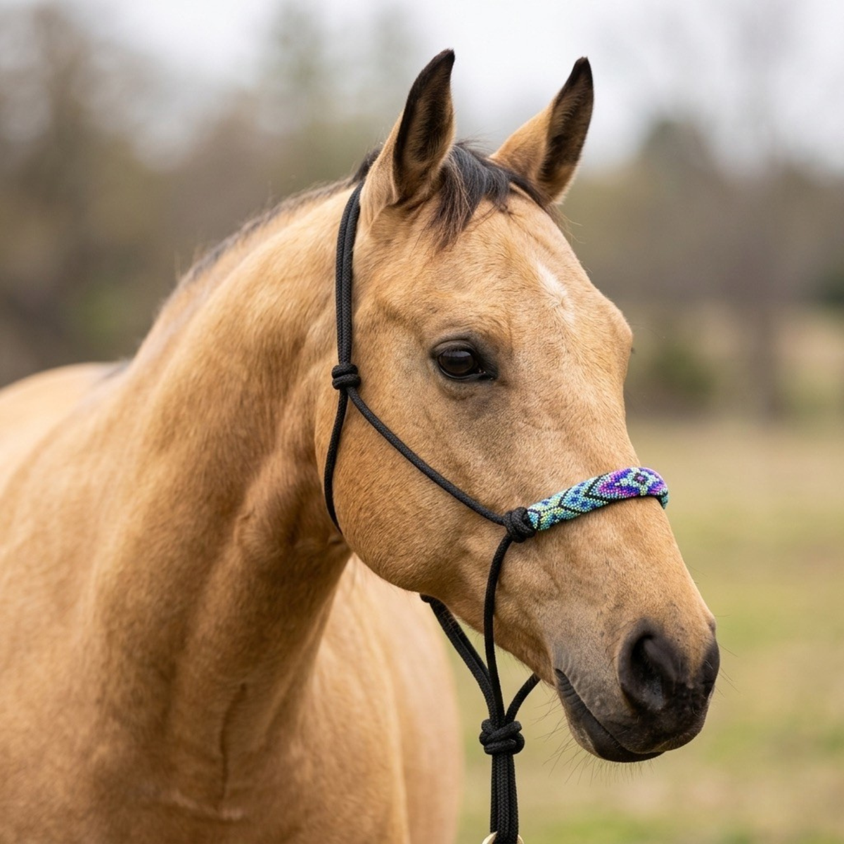 720 | Because Plain is Boring - Beaded Rope Halter