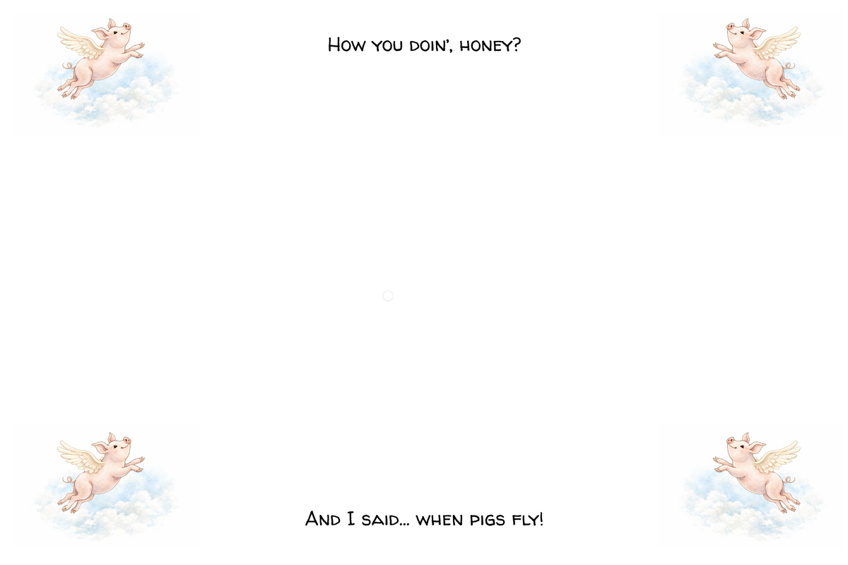 610 | How You Doin Honey? Notecards