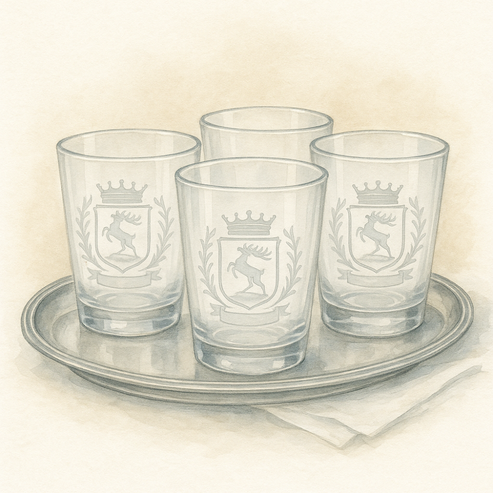 Social Etchtiquette — Glassware with Impeccable Swagger