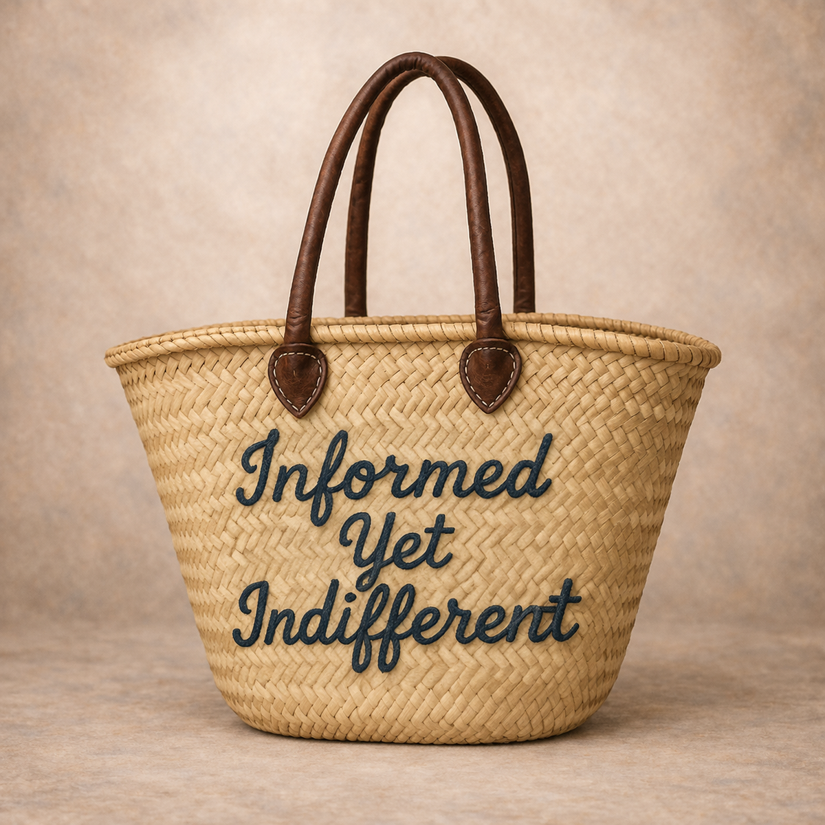 903 | The Kitty Badminton Straw Bag - Pick your Quote