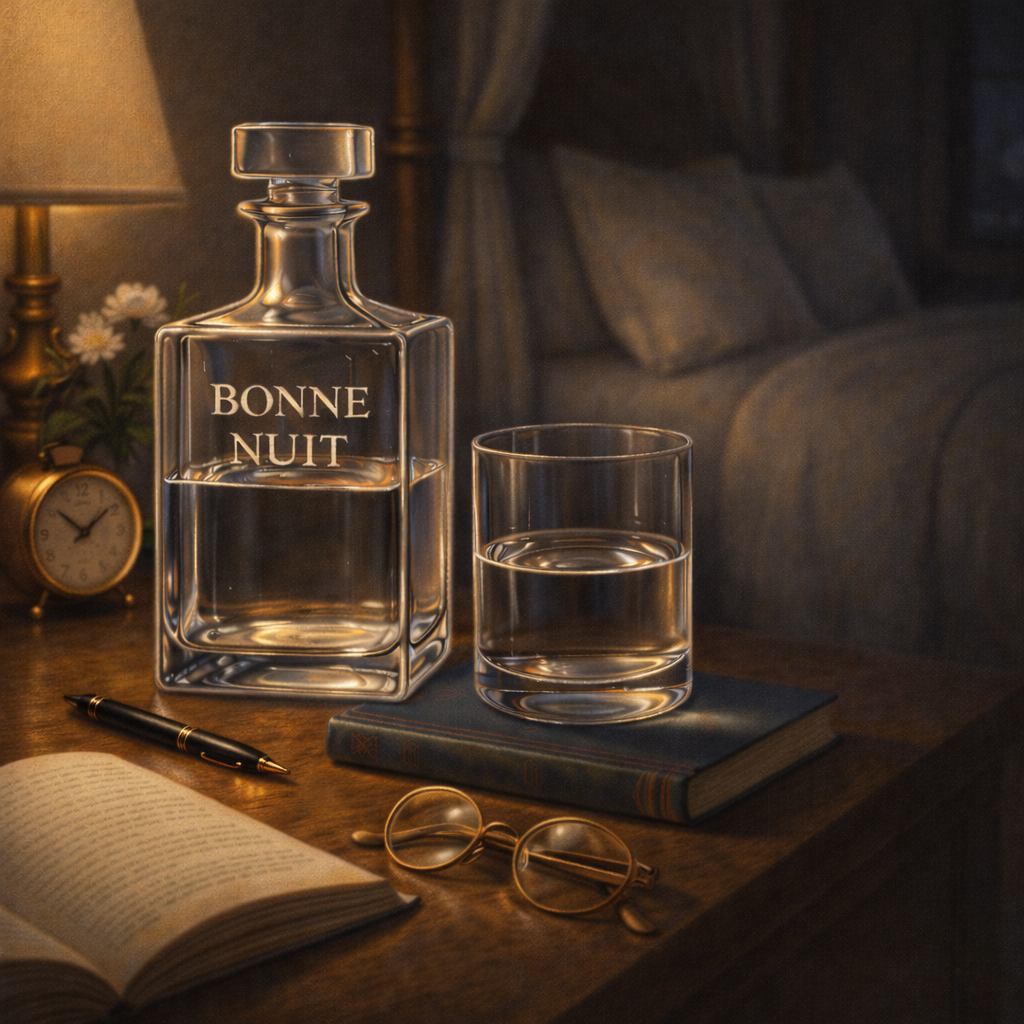 Bonne Nuit Bedside Decanter