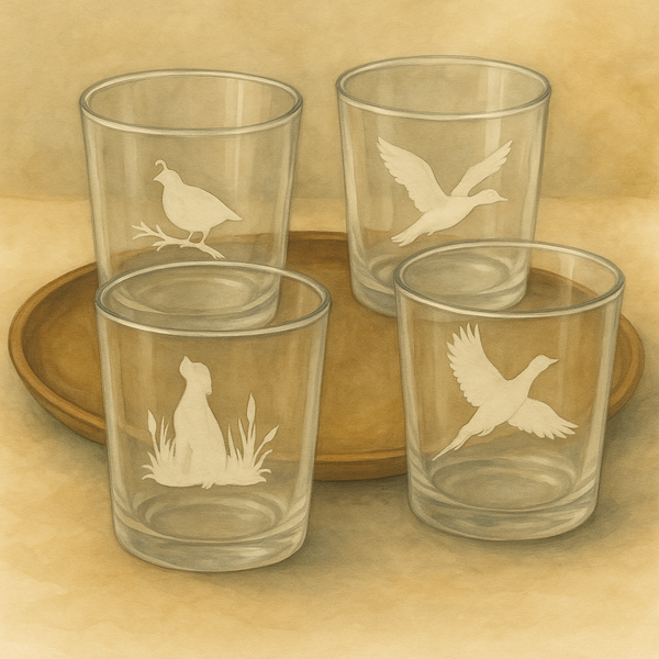 Social Etchtiquette — Glassware with Impeccable Swagger