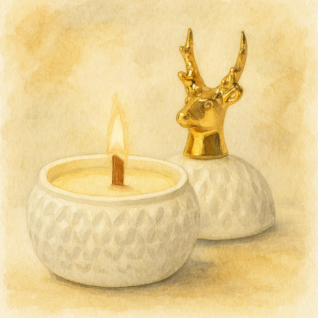 The Stag’s Vigil Candle